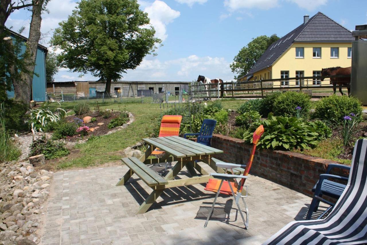 Familienfreundliche Ferienwohnung Am Reuterteich Seedorf  Exterior photo